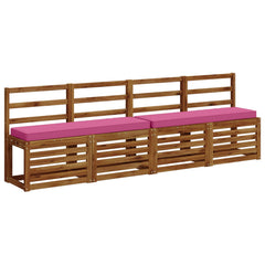 2-Piece Bench Cushions VUGHT 2 pcs 100% Polyester Pink, image 3