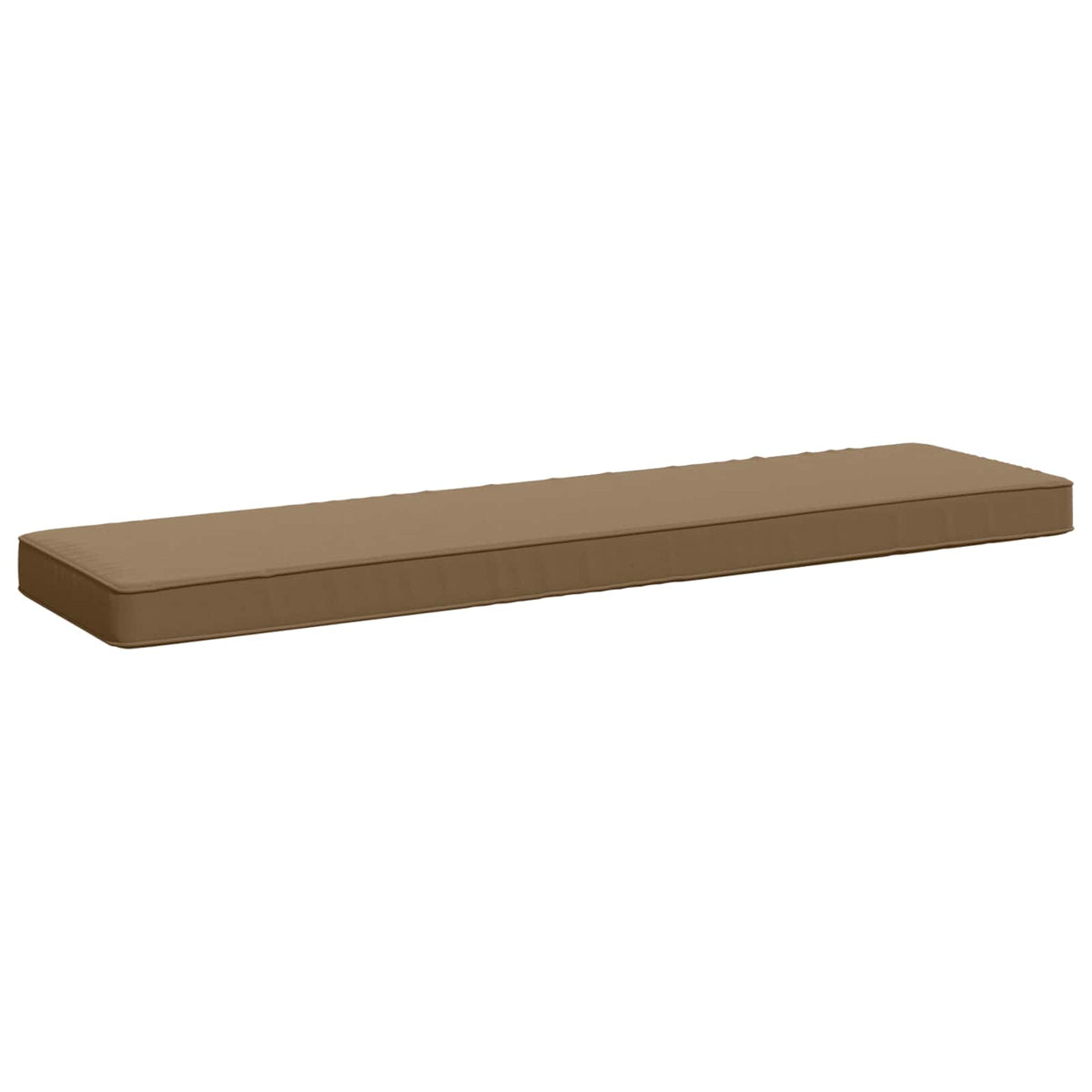 vidaXL 2-Piece Bench Cushions VUGHT 2 pcs 100% Polyester Taupe 4