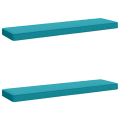 2-Piece Bench Cushions VUGHT 2 pcs 100% Polyester Turquoise, image 2