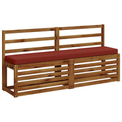 2-Piece Bench Cushions VUGHT 2 pcs 100% Polyester Red 3
