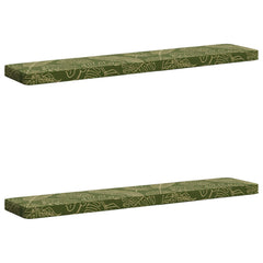 2-Piece Bench Cushions VUGHT 2 pcs 100% Polyester Leaf Design 2