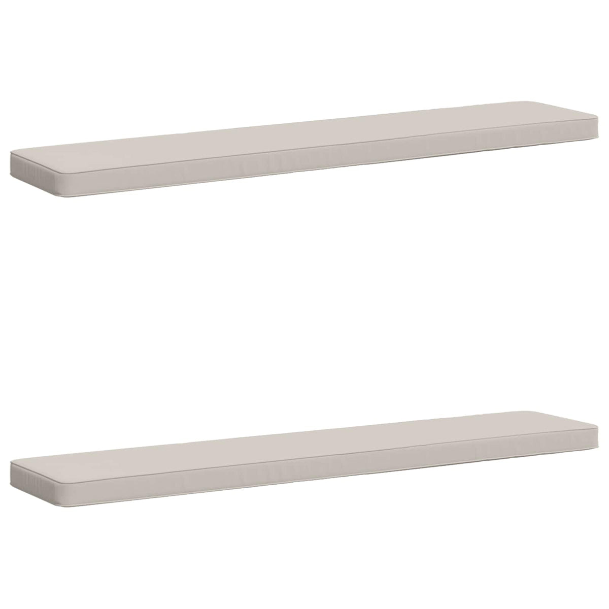 2-Piece Bench Cushions VUGHT 2 pcs 100% Polyester White 2