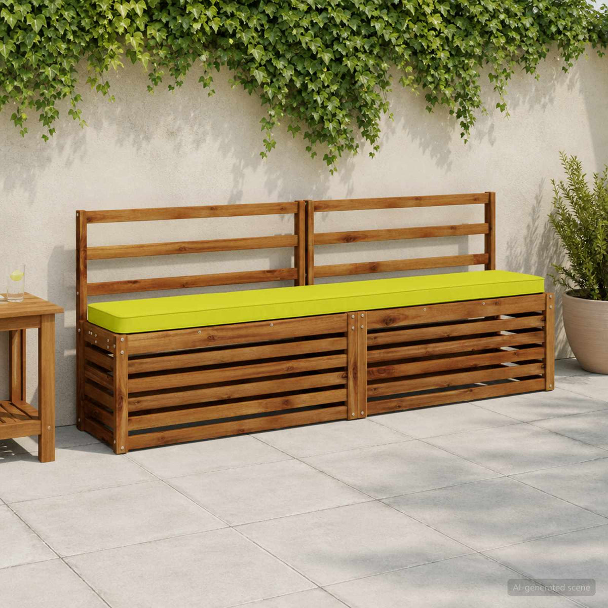 2-Piece Bench Cushions VUGHT 2 pcs 100% Polyester Bright Green 1