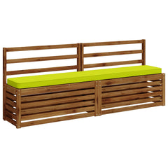 2-Piece Bench Cushions VUGHT 2 pcs 100% Polyester Bright Green 3