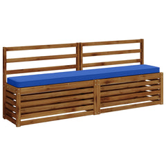 2-Piece Bench Cushions VUGHT 2 pcs 100% Polyester Royal Blue 3