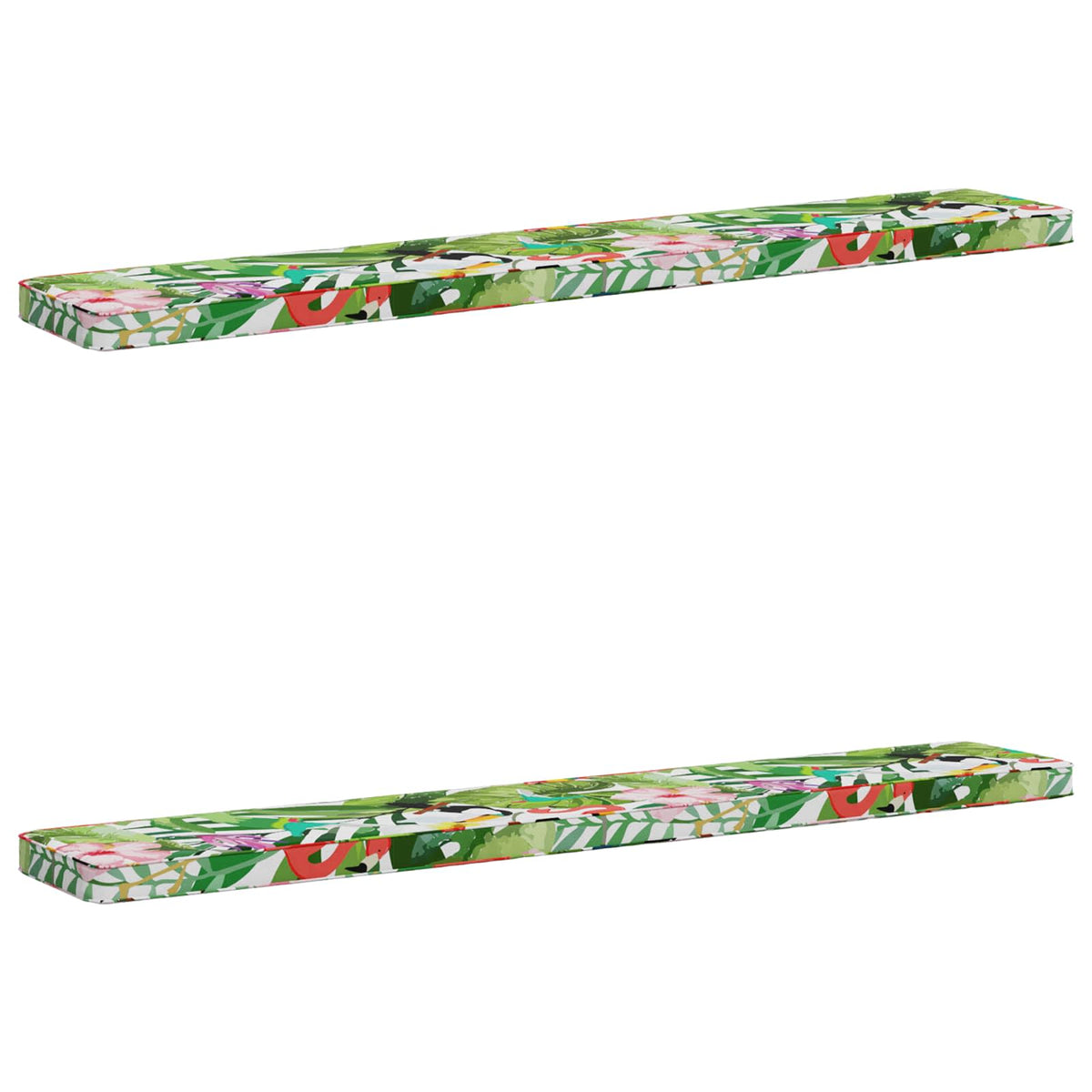 2-Piece Bench Cushions VUGHT 2 pcs 100% Polyester Multicolour 2