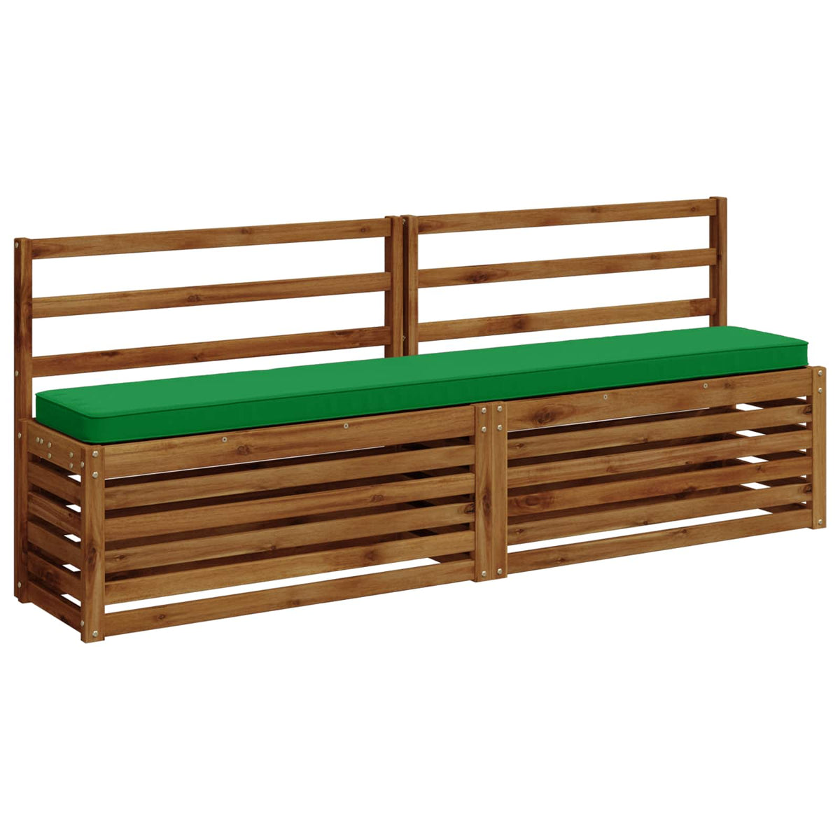 2-Piece Bench Cushions VUGHT 2 pcs 100% Polyester Green 3