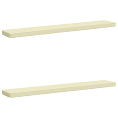 2-Piece Bench Cushions VUGHT 2 pcs 100% Polyester Cream 2
