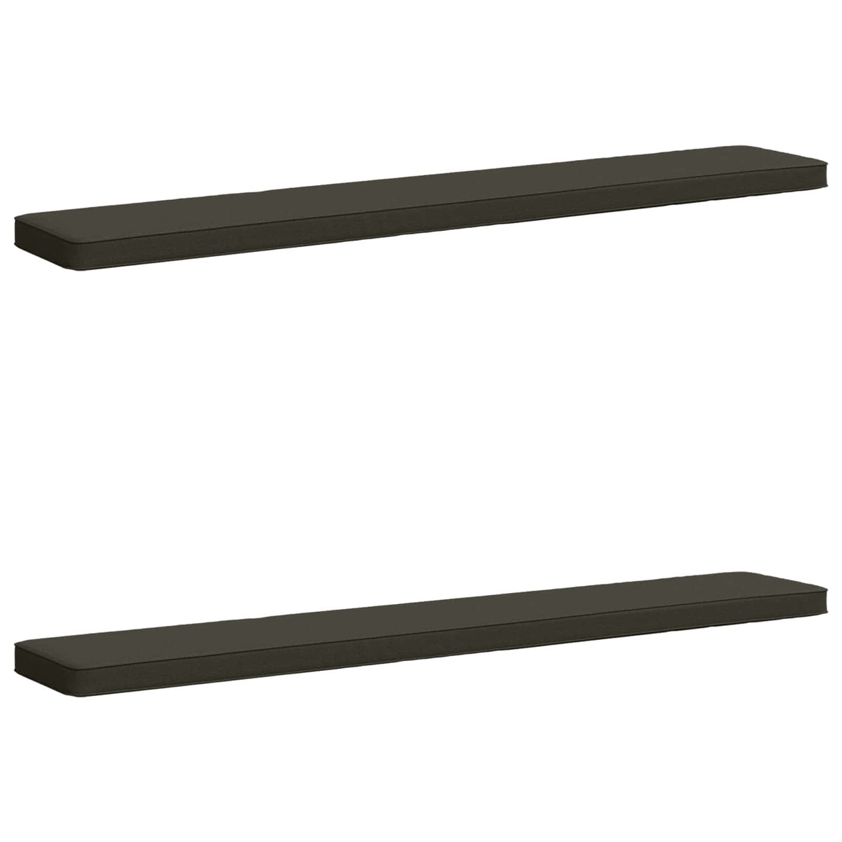 2-Piece Bench Cushions VUGHT 2 pcs 100% Polyester Anthracite 2