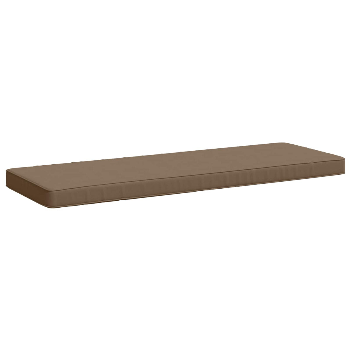vidaXL 2-Piece Bench Cushions VUGHT 2 pcs 100% Polyester Taupe 6