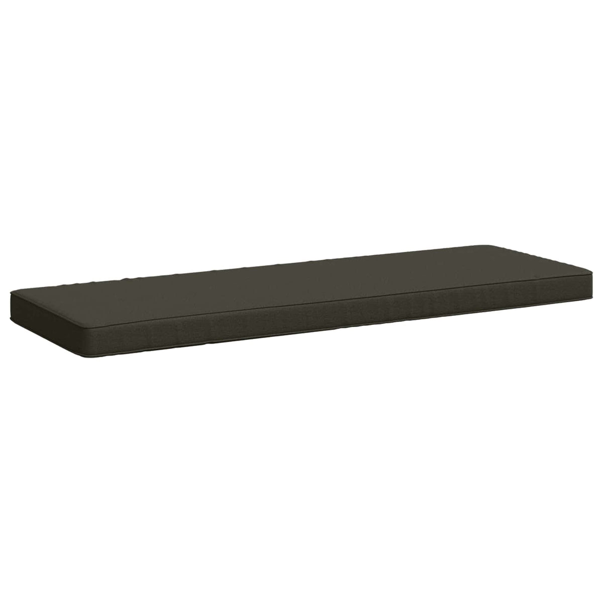 vidaXL 2-Piece Bench Cushions VUGHT 2 pcs 100% Polyester Anthracite 6
