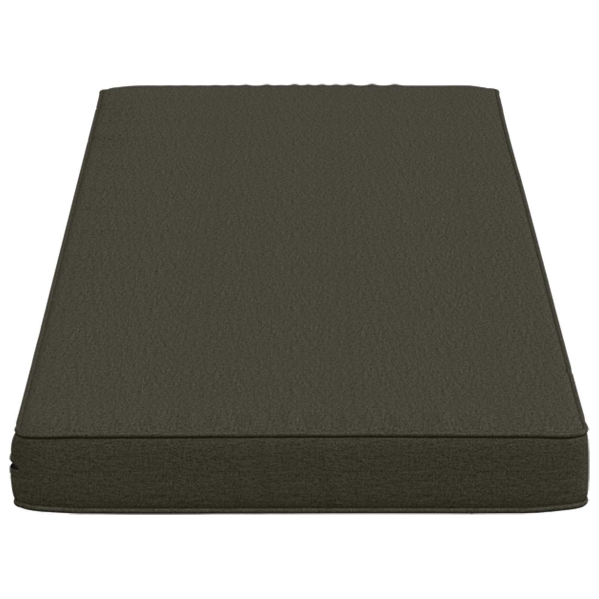 vidaXL 2-Piece Bench Cushions VUGHT 2 pcs 100% Polyester Anthracite 5