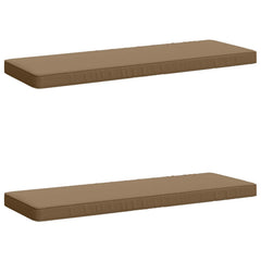 2-Piece Bench Cushions VUGHT 100% Polyester Red 2 pcs