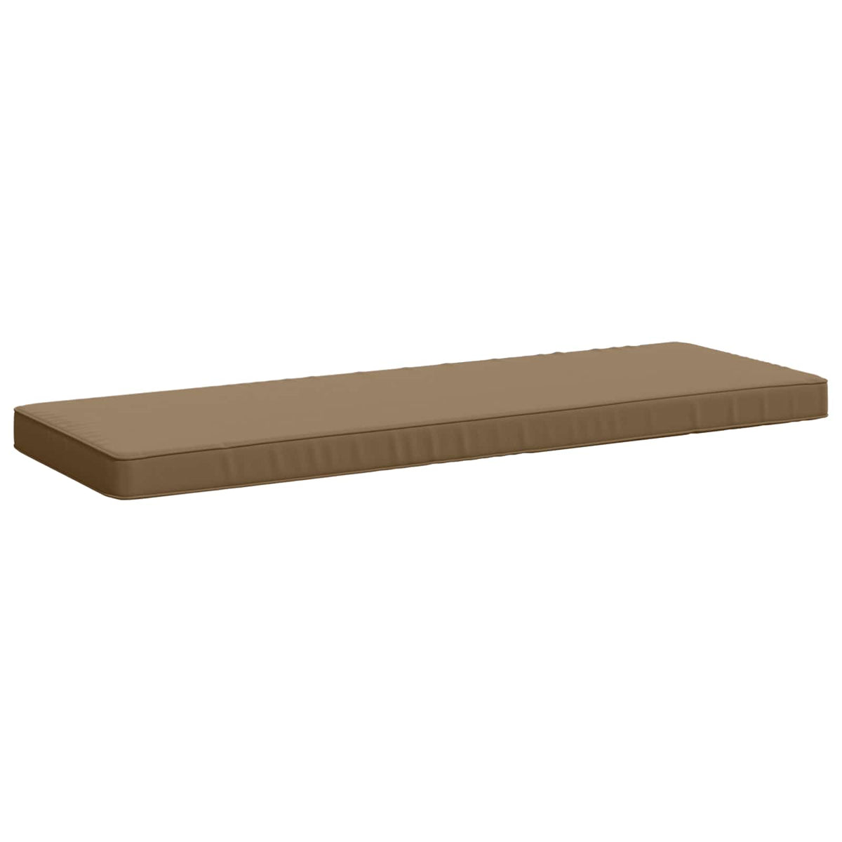 vidaXL 2-Piece Bench Cushions VUGHT 2 pcs 100% Polyester Taupe 4