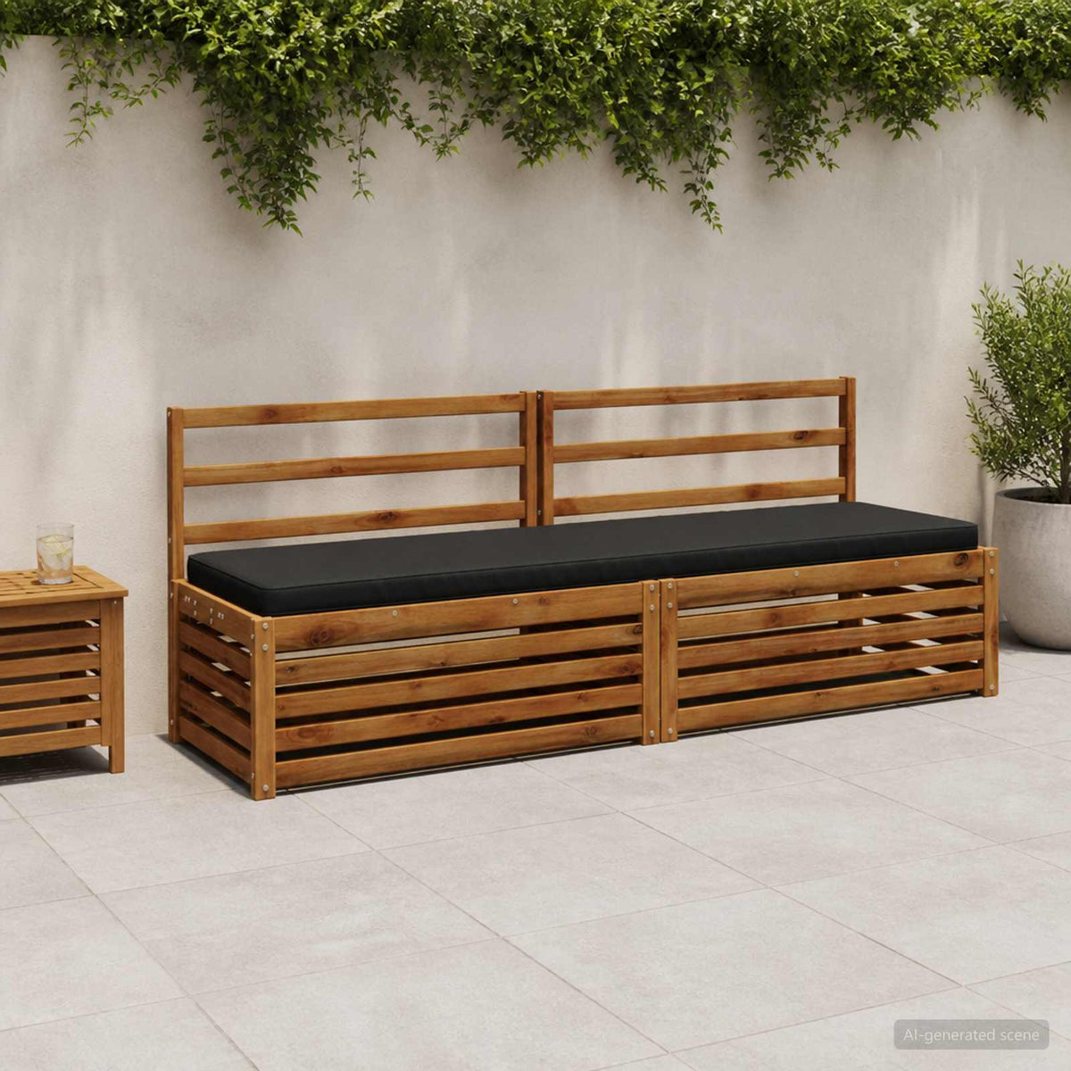 Bench VUGHT Polyester Black