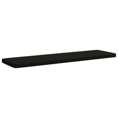 vidaXL 1-Piece Bench Cushion VUGHT 100% Polyester Black 2