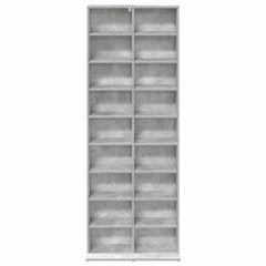 CD Cabinet Concrete Grey Engineered Wood, image 4