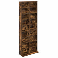 vidaXL CD Cabinet Smoked Oak 65 x 23.5 x 175 cm Engineered Wood 2