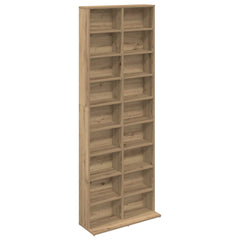 vidaXL CD Cabinet Artisan Oak 65 x 23.5 x 175 cm Engineered Wood 2