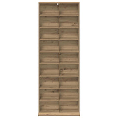 vidaXL CD Cabinet Artisan Oak 65 x 23.5 x 175 cm Engineered Wood 4
