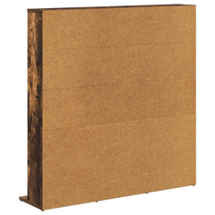 vidaXL CD Cabinet Smoked Oak 96 x 23.5 x 97.5 cm Engineered Wood 6