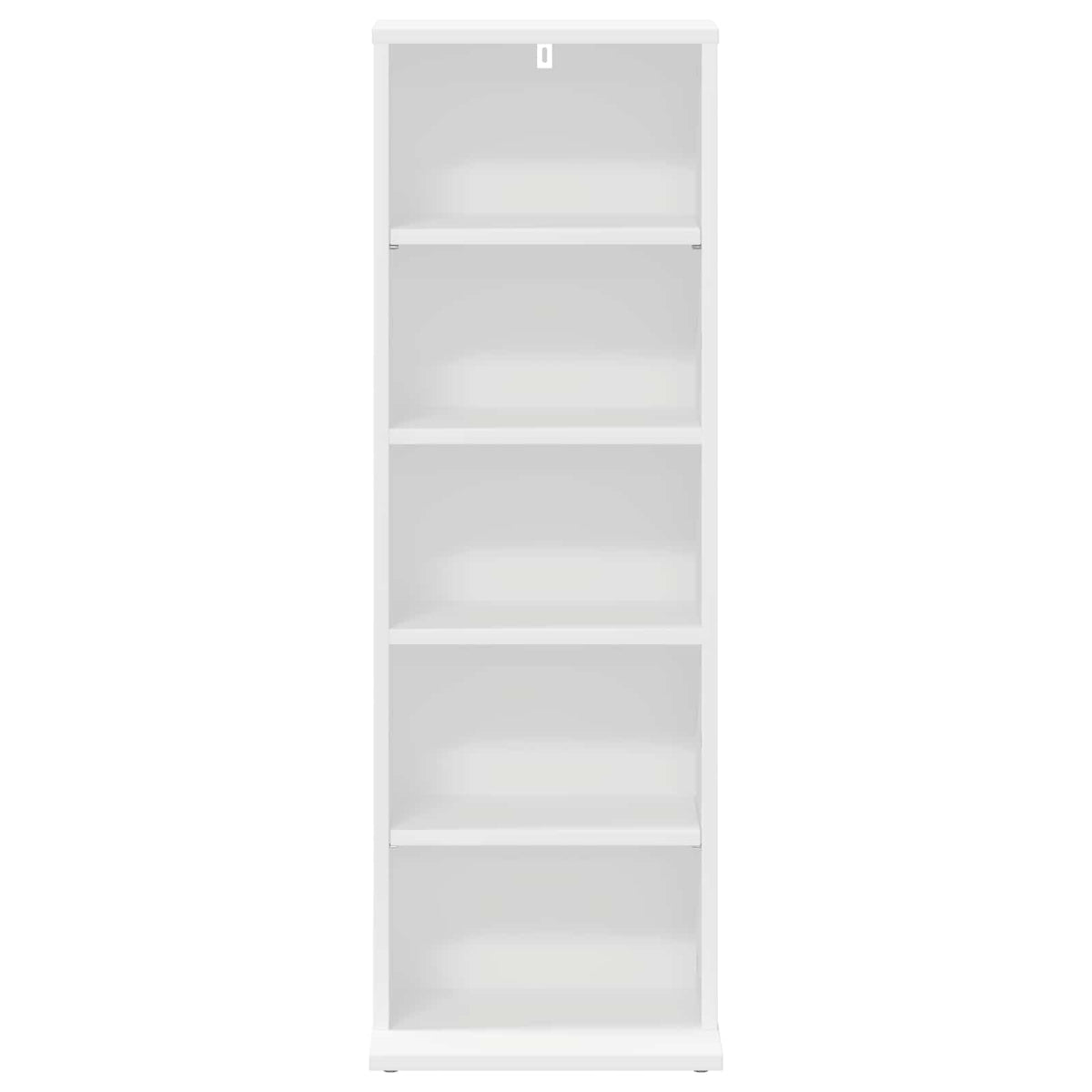 vidaXL CD Cabinet White 33 x 23.5 x 97.5 cm Engineered Wood 4