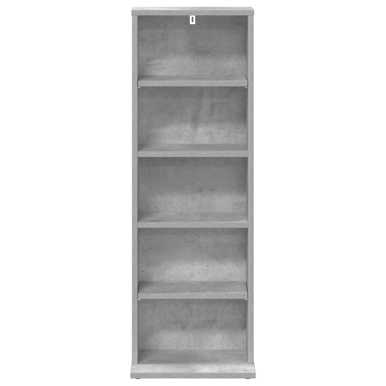 vidaXL CD Cabinet Concrete Grey 33 x 23.5 x 97.5 cm Engineered Wood 4