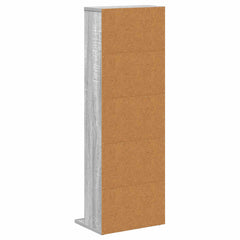 vidaXL CD Cabinet Grey Sonoma 33 x 23.5 x 97.5 cm Engineered Wood 6
