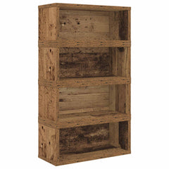 vidaXL CD Storage Rack 4 pcs Oak Wood 40 x 17 x 17 cm Engineered Wood 4