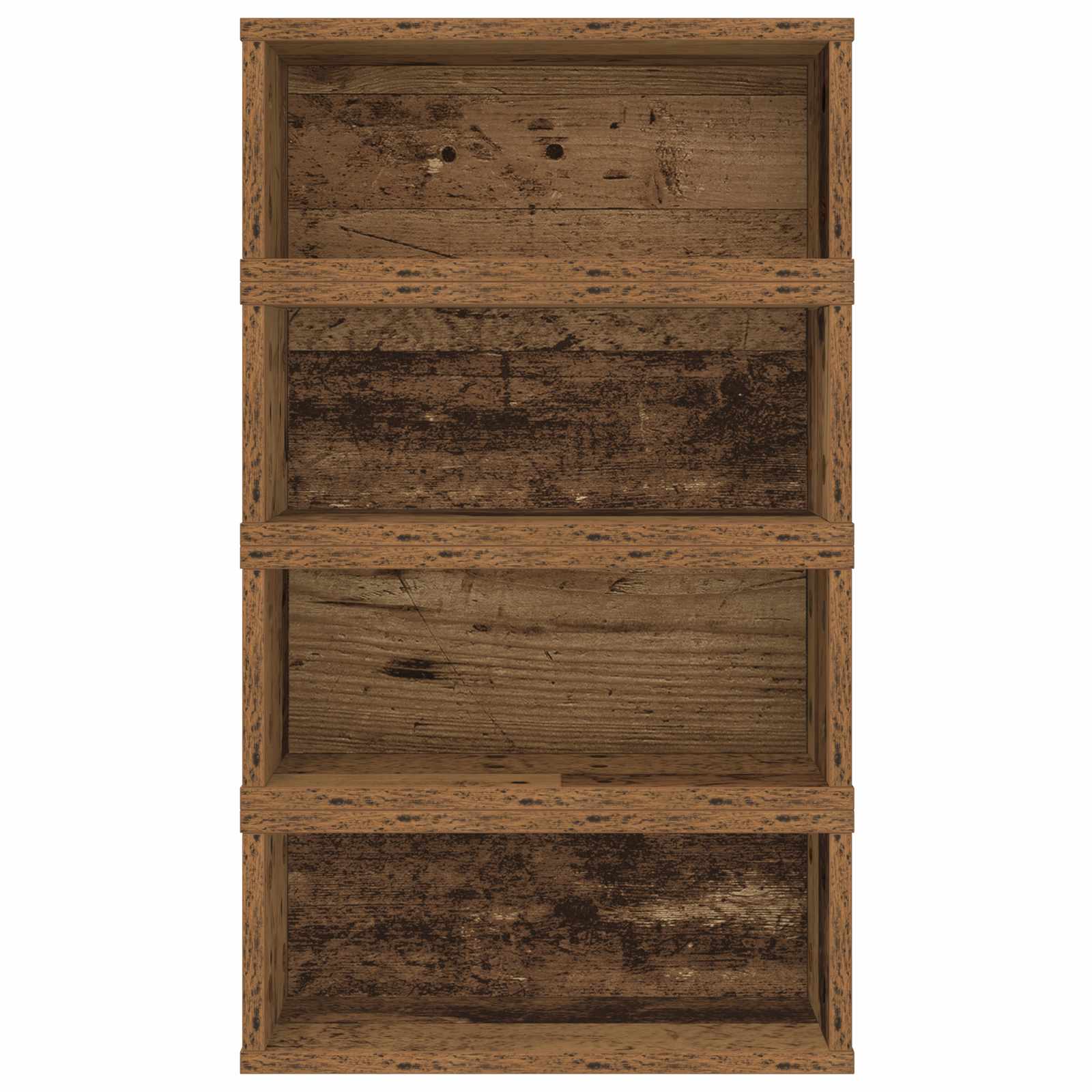 vidaXL CD Storage Rack 4 pcs Oak Wood 40 x 17 x 17 cm Engineered Wood 5