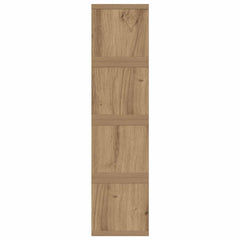 vidaXL CD Storage Rack 4 pcs Artisan Oak 40 x 17 x 17 cm 6