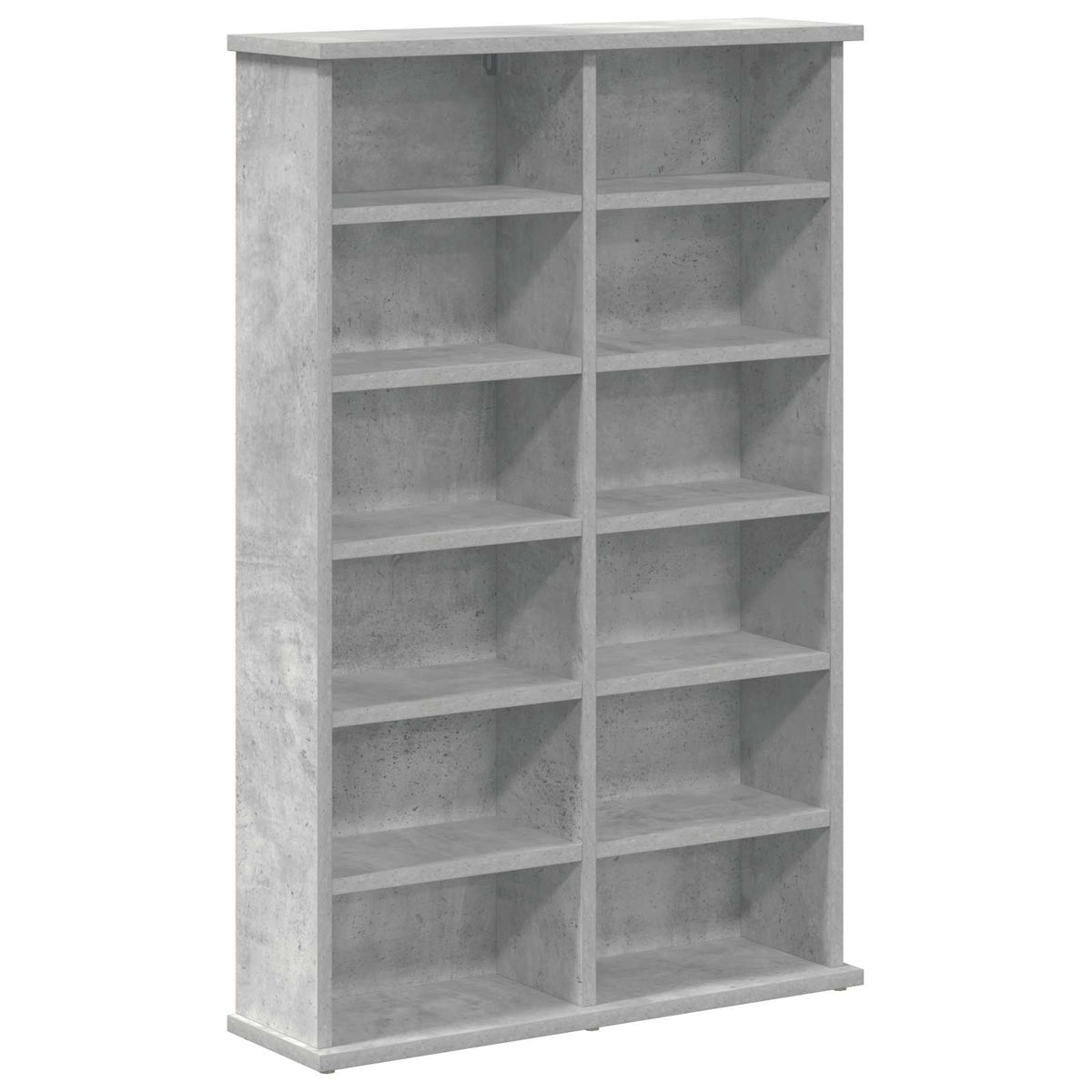CD Cabinet 2 pcs Concrete Grey Engineered Wood, image 4
