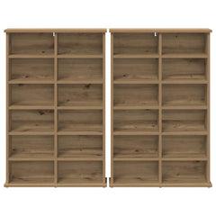 CD Cabinet 2 pcs Artisan Oak Engineered Wood, image 6