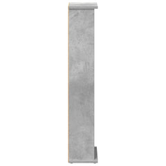 vidaXL CD Cabinet Concrete Grey 32 x 17 x 92 cm Engineered Wood 5