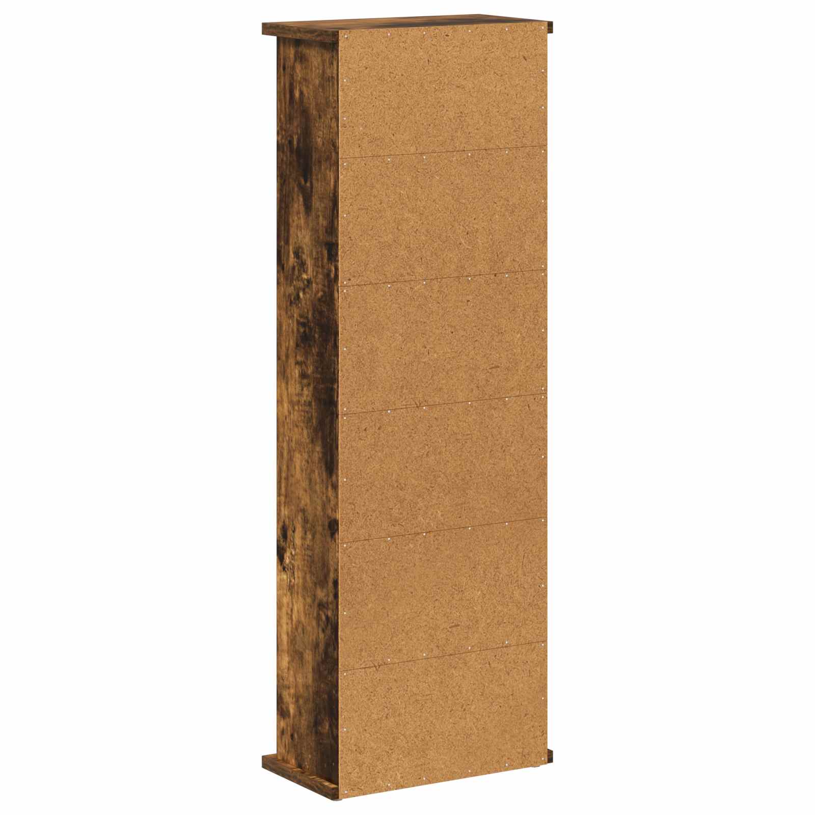 vidaXL CD Cabinet Smoked Oak 32 x 17 x 92 cm Engineered Wood 6