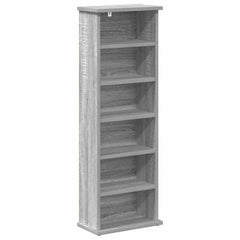 vidaXL CD Cabinet Grey Sonoma 32 x 17 x 92 cm Engineered Wood 2