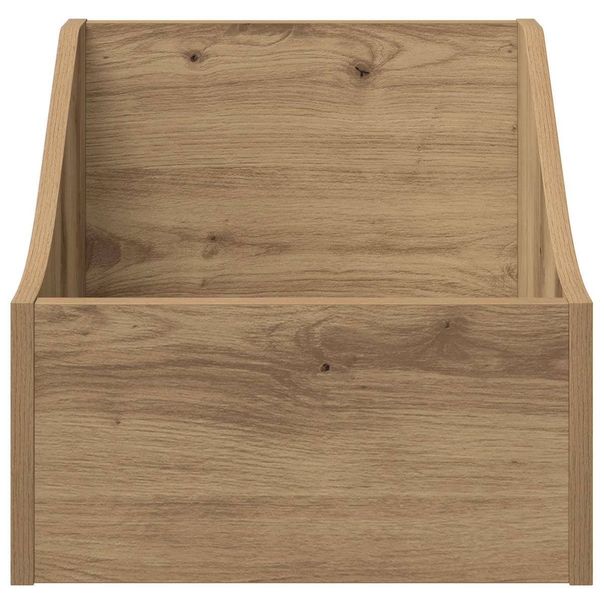 vidaXL LP Record Box 2 pcs Artisan Oak 37 x 33 x 32 cm Engineered Wood 5