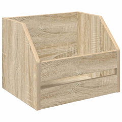 vidaXL Vinyl Album Box 2 pcs Sonoma Oak 38 x 30 x 29 cm 4