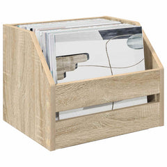 vidaXL Vinyl Album Box 2 pcs Sonoma Oak 38 x 30 x 29 cm 3