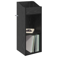 Record Cabinet 36 x 36 x 95.5 cm Engineered Wood Black oak