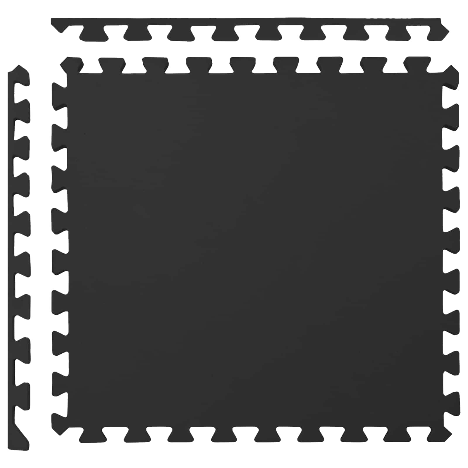 vidaXL Floor Mats 40 pcs Black 14.4 m² EVA Foam 6