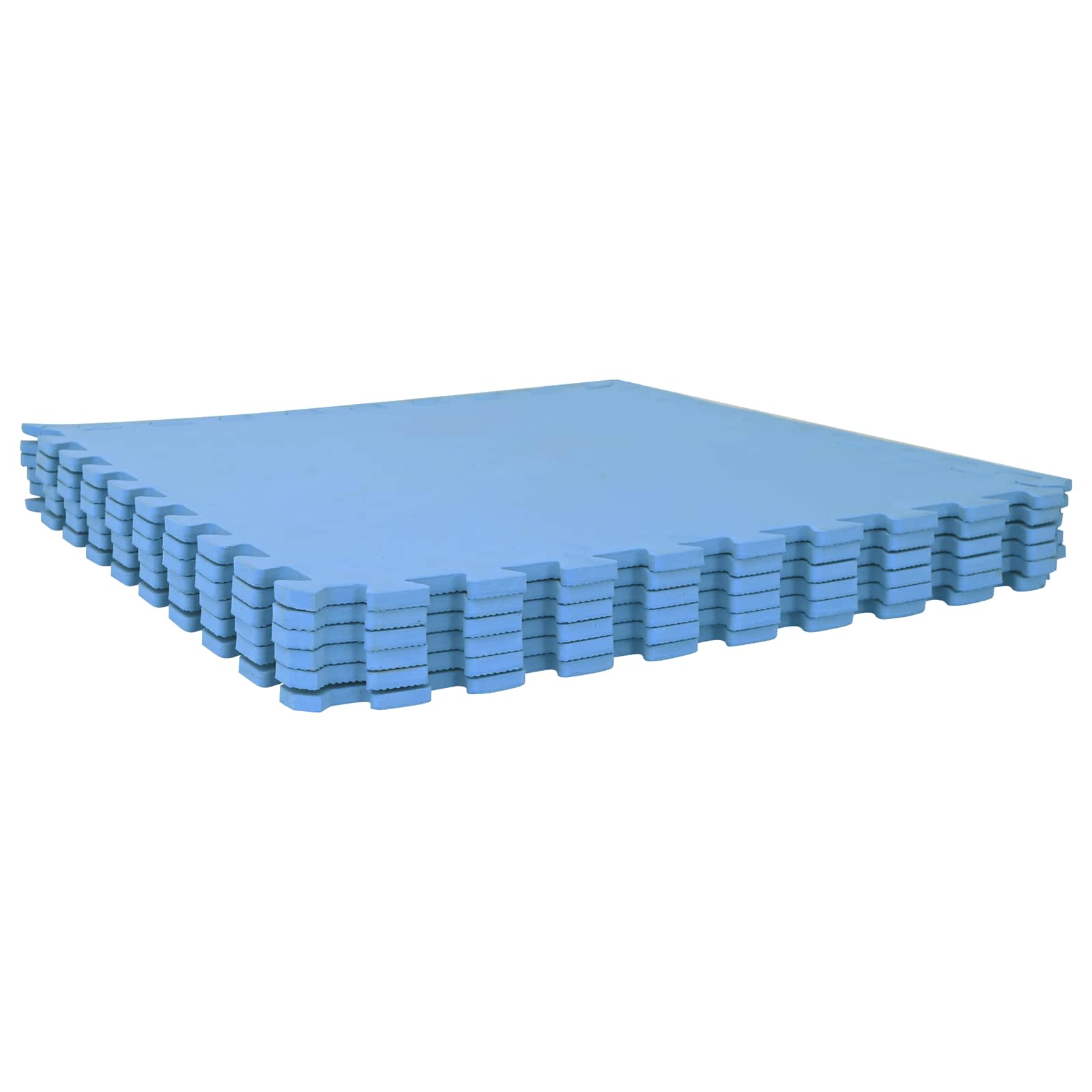 Floor Mats 50 pcs 18 m² EVA Foam Blue 14.4 m² (0.4 cm)