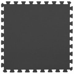 vidaXL Pool Ground Mat 16 pcs Ø 235 cm Round EVA Foam Black 5
