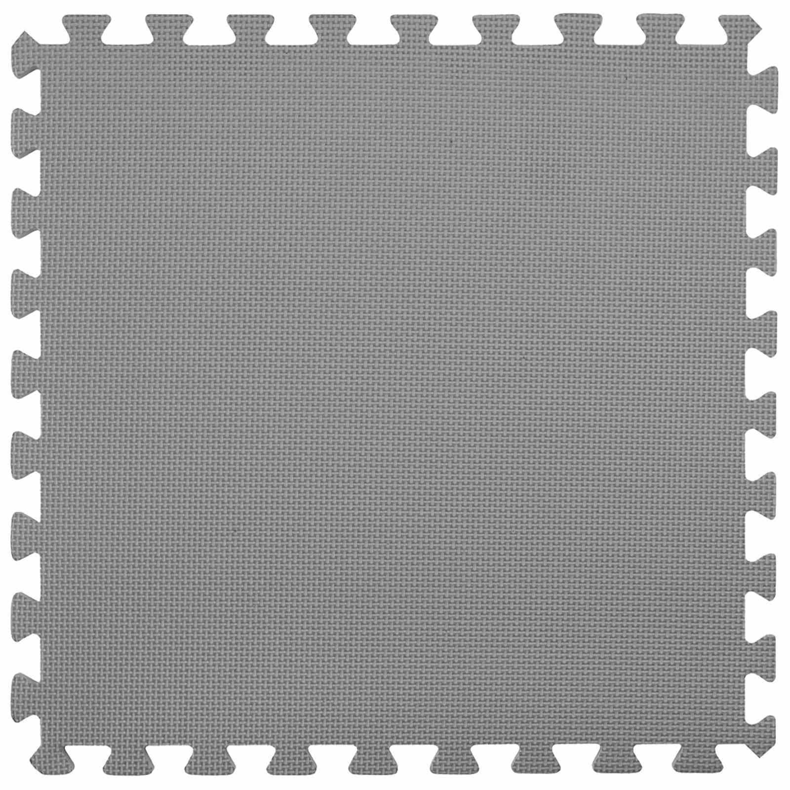 vidaXL Pool Ground Mat 16 pcs Ø 235 cm Round EVA Foam Grey 5