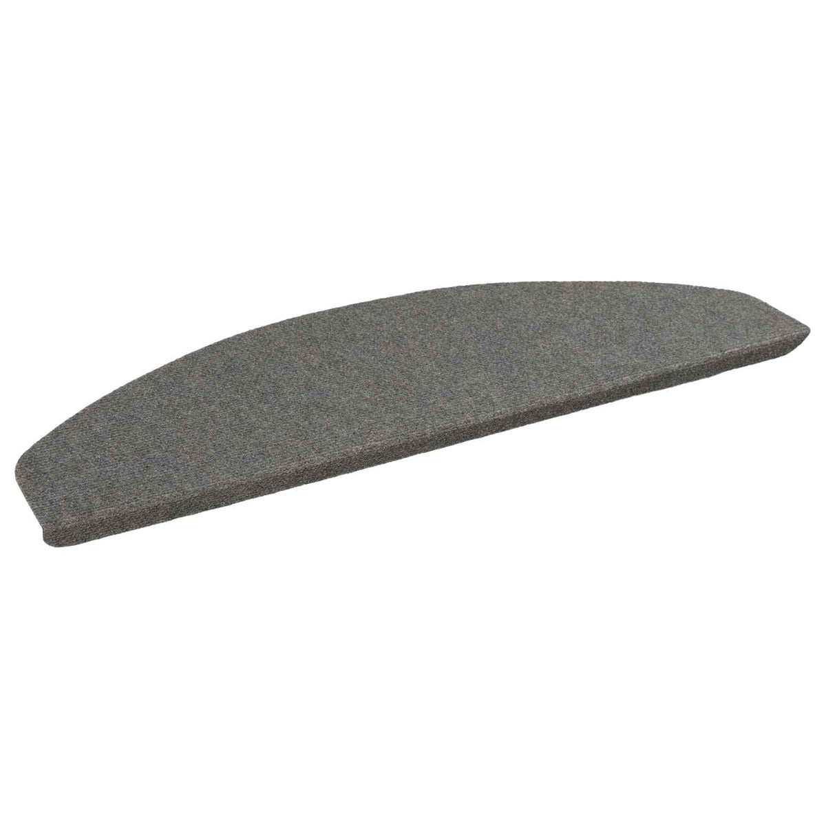 Self-adhesive Stair Mats 15 pcs 80 x 24.5 x 3.5 cm Grey