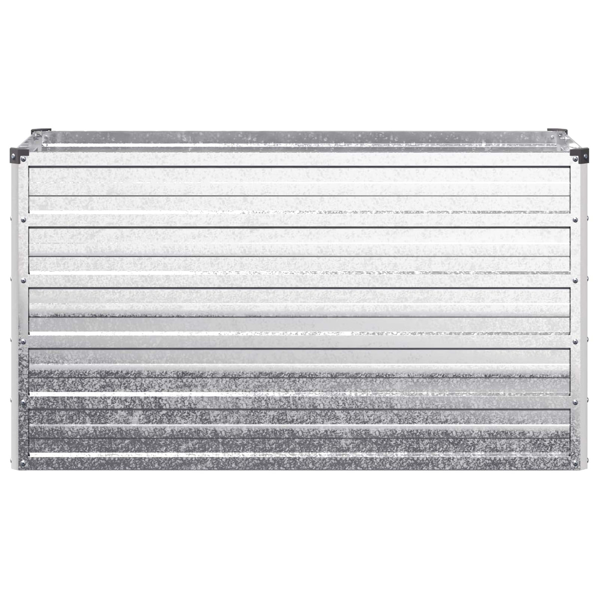 vidaXL Raised Garden Bed Galvanised Silver 100 x 40 x 55 cm 3