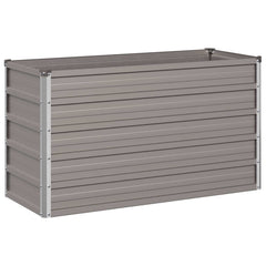 vidaXL Raised Garden Bed Weathering Steel 100 x 40 x 55 cm 3