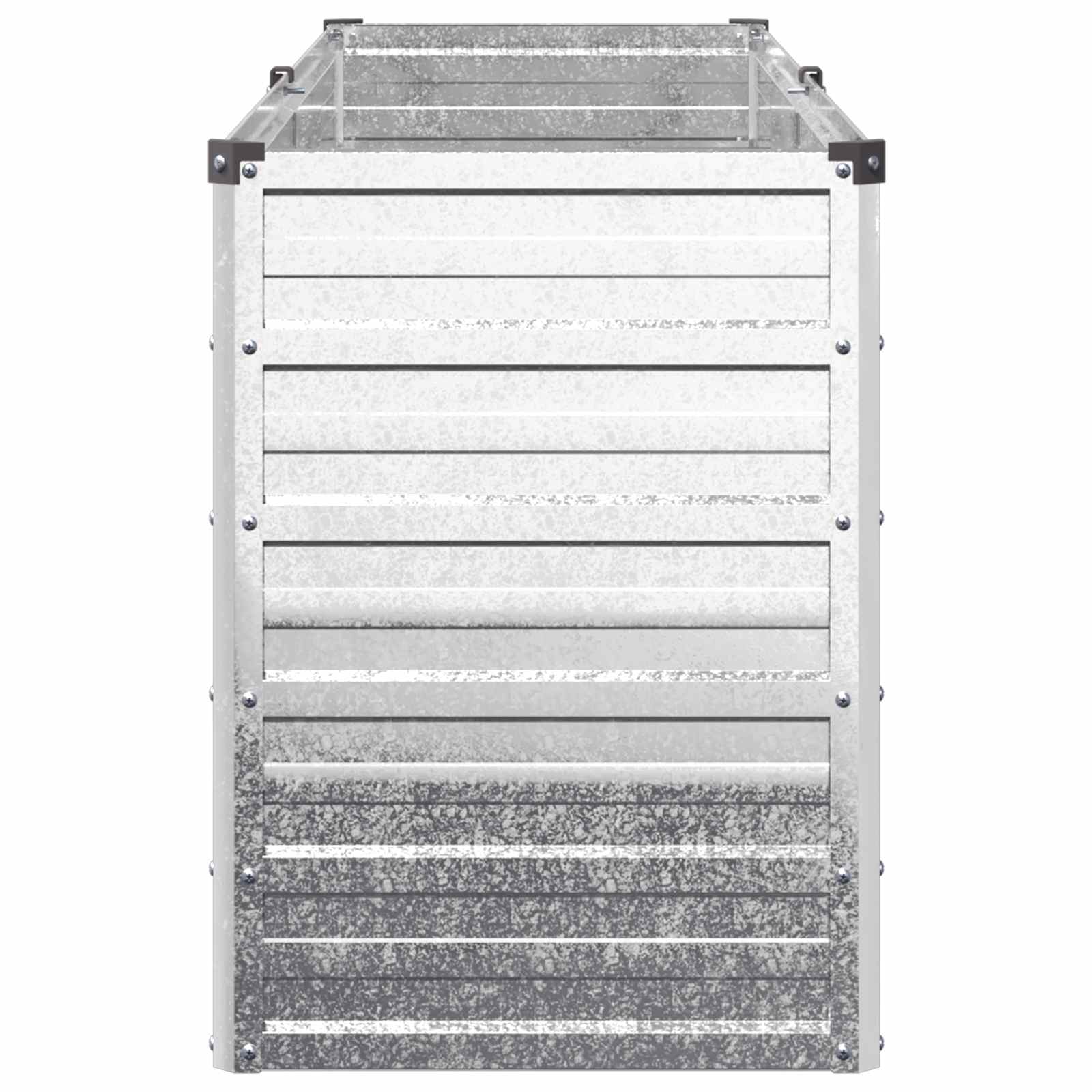vidaXL Raised Garden Bed Silver 160 x 40 x 55 cm galvanized 4