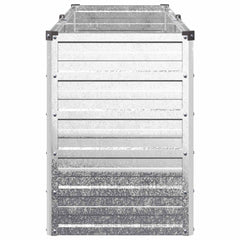 vidaXL Raised Garden Bed Silver 160 x 40 x 55 cm galvanized 4