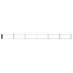 Raised Garden Bed 600 x 40 x 55 cm Galvanised Steel Anthracite